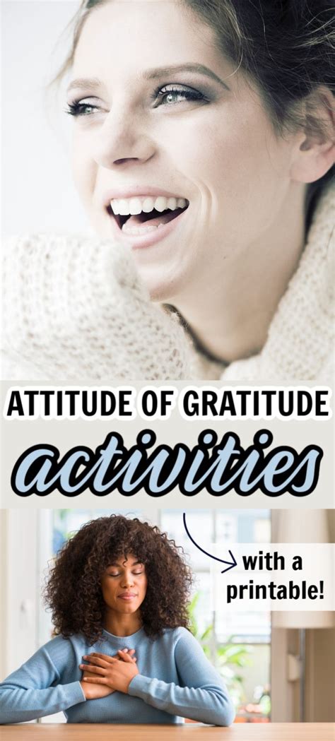 Check Out The Free Printable Gratitude Activities Attitude Of