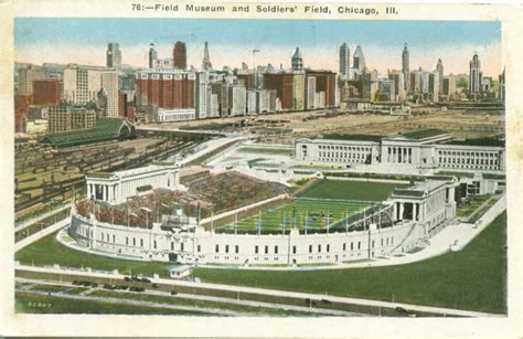 Soldier field reopened on september 27, 2003 after the $382.5 million rebuild, the second in the stadium's history. Entertainment - Sports - Chicago History In Postcards