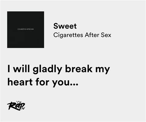 Relatable Iconic Lyrics On Twitter Cigarettes After Sex Sweet Https T Co ZdKDUa X W Twitter