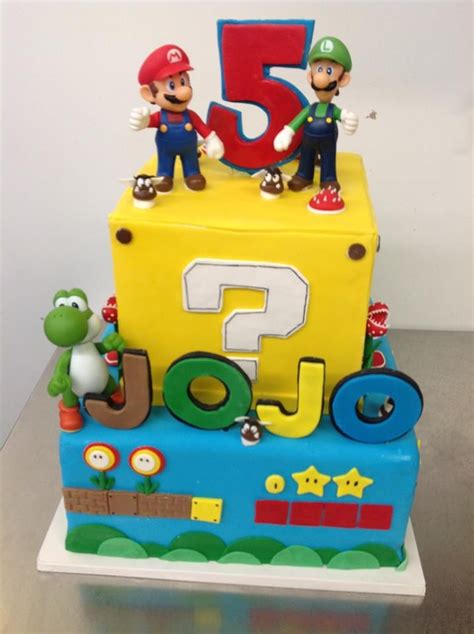 Mario and luigi birthday cake ideas. Mario and Luigi Video Game Cake | Super mario birthday ...