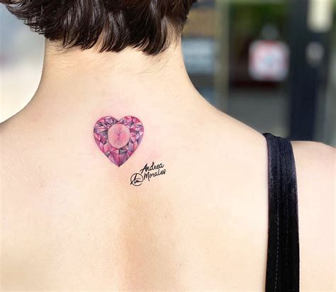 Diamond Heart Tattoo By Andrea Morales Photo 26815