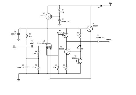 Headphone Amplifier Schematic Diagram Circuit Diagram