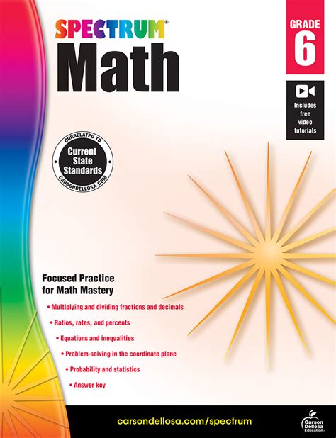 Spectrum Math Workbook Grade 6 By Spectrum Book Read Online