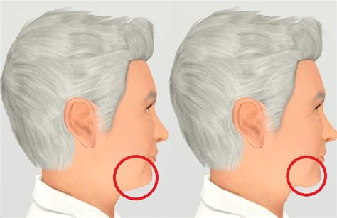 Mod The Sims Chin To Neck Slider Aka Double Chin Killer