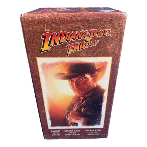 THE INDIANA JONES Trilogy 3 VHS Collectors Harrison Ford Raiders Temple