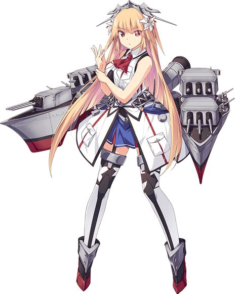 Ugume Brooklyn Kancolle Kantai Collection Official Art 1girl Bare Arms Bare Legs Bare