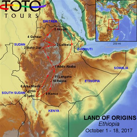 Stepmap Land Of Origins Landkarte Für Ethiopia
