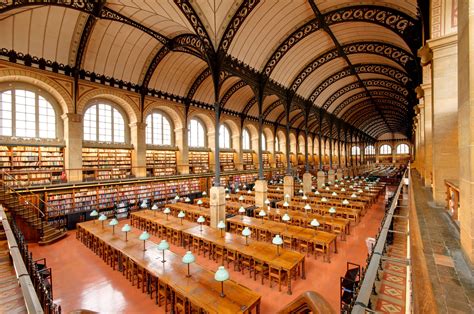 The Bibliothèque Sainte Geneviève In Paris Beautiful Library Paris