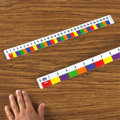 Color Block Ruler 1230cm Set Of 10 Web Exclusives Eai Education