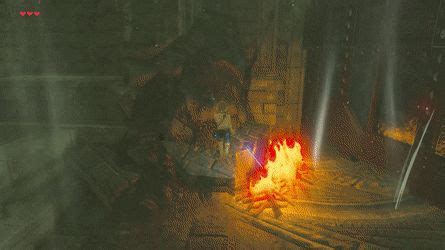 How to start a fire in botw. When you run out of arrows and have to improvise [Zelda ...