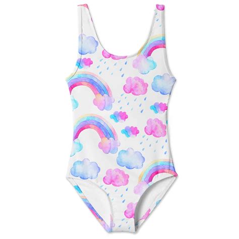 Stella Cove Rainbows And Cloud Tank Swimsuit Gypsy Girl Tween Boutique