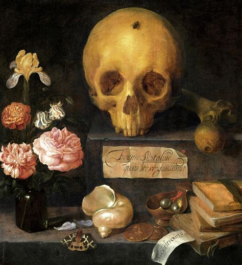 Vanitas Still Life 1636 Painting By Adriaen Van Nieulandt