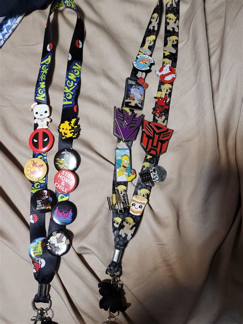 I Like To Place My Collection Of Pins Onto Lanyards I Wear To Work