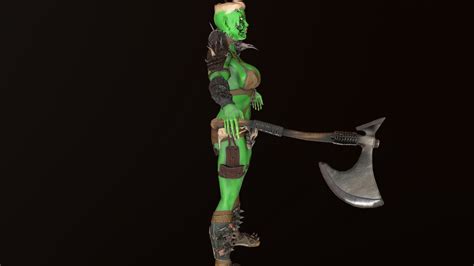Orc Warrior Woman 3d Model In Woman 3dexport