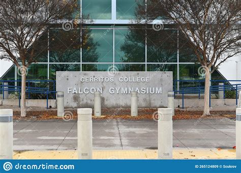 Cerritos California Dec Sign At Falcon Gymnasium On The