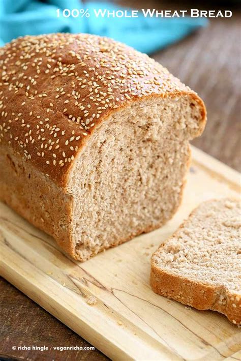 Pin By Soha On Craving For Vegan Food 100 Whole Wheat Bread Wheat