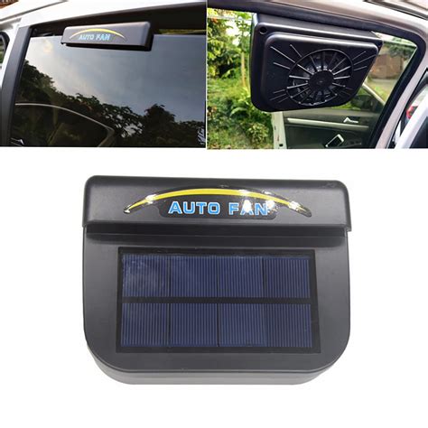 Solar Power Car Auto Air Vent Cool Fan Cooler Ventilation System