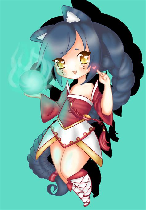 Ahri The Nine Tailed Fox By Valascy On Deviantart