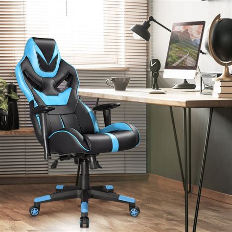 Executive Office Chair Gaming Chair Racing Style Pu Leather Computer Chair Ergonomic High Back