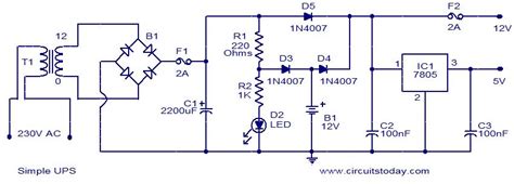 Circuit diagrams explained circuit diagrams tutorial schematic diagrams explained pneumatic abs plug wiring diagram. Simple UPS - Electronic Circuits and Diagrams-Electronic Projects and Design