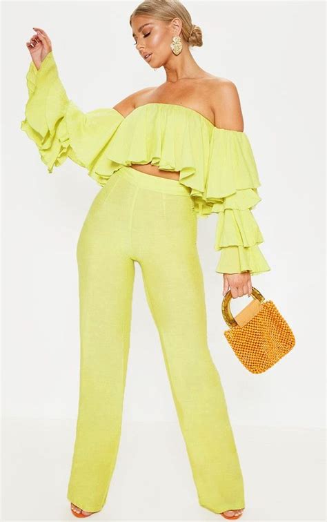 Womens Co Ords Co Ord Sets Two Piece Sets High Waisted Wide Leg Pants Wide Leg Trouser