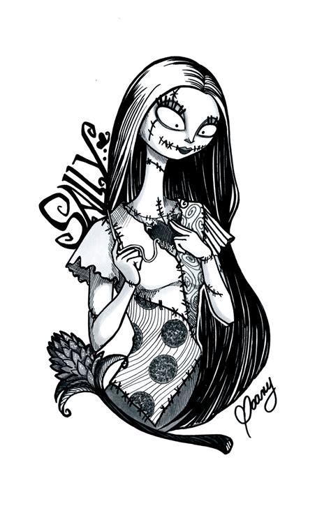 Inktober 2016 Nightmare Before Christmas Sally By Weirdream13 On