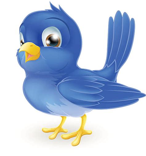 Blue Bird With 1 Clip Art At Vector Clip Art Online Images And Photos