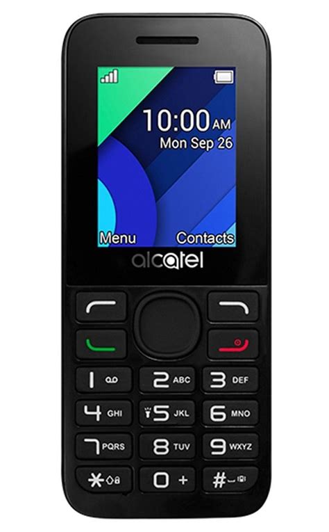 Alcatel 1054x Payg Mobile Phone 18 Inch Display 4mb Black Vodafone