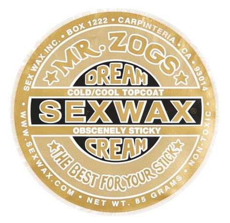 Mr Zogs Sex Wax Dreamcream Topcoat Gold