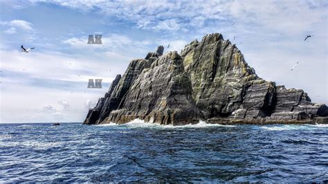 Little Skellig Island In The Atlantic Ocean Just Off The Kerry