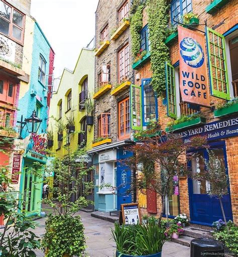 Awesome Colours At Neils Yard London Probably One Of The Citys Most