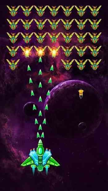 تحميل لعبة Galaxy Attack Alien Shooter مهكرة للأندرويد موقع بديل آب