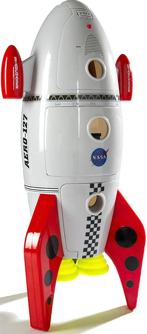 Cp Toy Space Mission Rocket Ship 7 Piece Set Including Astronauts And