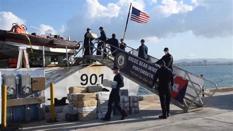 Coast Guard Cutter Bear Offloads More Than 3000 Pounds Of