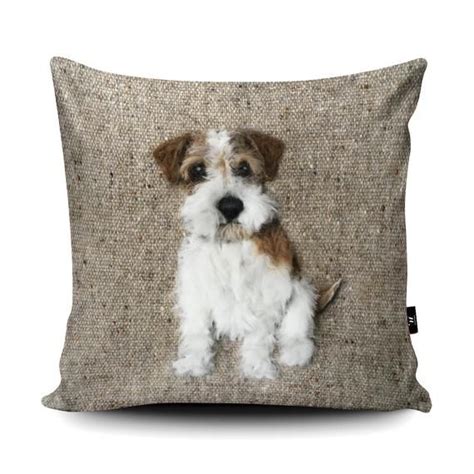 Or if you want to buy throw pillows of a different kind, you can remove filters from the breadcrumbs at the top of the page. Jack Russel Vegan Cushion by Sharon Salt - Print not 3D | Scruffy Jack Russel Throw Pillow ...