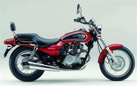 The kawasaki eliminator 125 embodies classic cruiser styling in a lightweight motorcycle with a low seat height and a friendly powerband. Kawasaki 125 eliminator specs and pictures - motorcycle