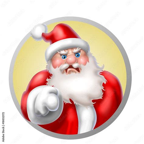 Angry Santa Claus Stock Illustration Adobe Stock