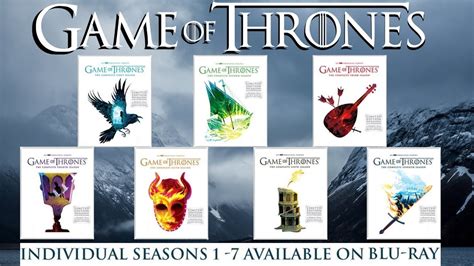 Game Of Thrones Limited Edition Robert Ball Artwork Blu Ray Season Sets