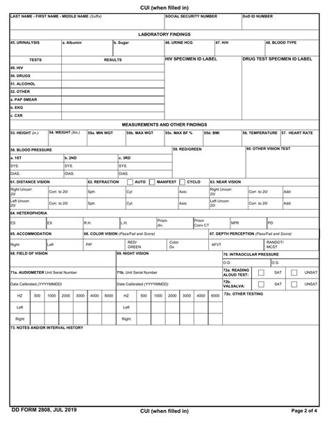 Dd Form 2808 Download Fillable Pdf Or Fill Online Report Of Medical