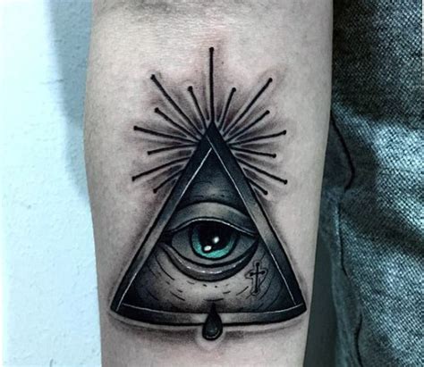 40 Pyramid Tattoo Designs For Men Ink Ideas With A Higher Purpose