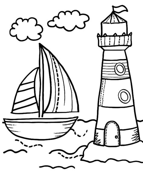 30 Desenhos De Barcos E Navios Para Colorir Como Fazer Em Casa