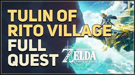 Tulin Of Rito Village Legend Of Zelda Tears Of The Kingdom Youtube