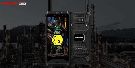 Conquest S19 Atex Rugged Phone Intrinsically Safe Mobile Phone