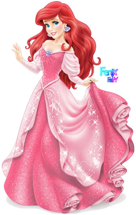 Ariel Pink Dress New By Fenixfairy2 On Deviantart