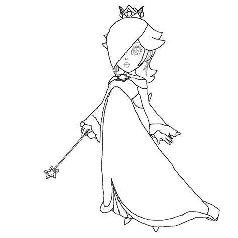 Maybe you would like to learn more about one of these? Princess Rosalina Coloring Page - BubaKids.com