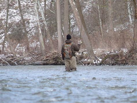 Steelhead Fishing In Winter Chagrin River Ohio Realneo For All