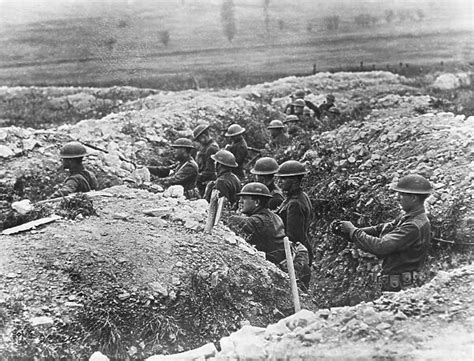 World War I Trench Warfare C1917 Entrenched American