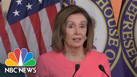 Nancy Pelosi Announces Impeachment Managers In Senate Trial Nbc News Live Stream Recording
