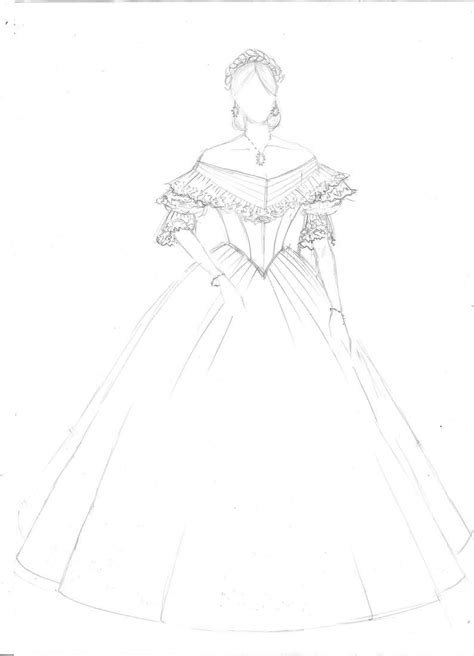 Victorian Prom Dress Victorian Ball Gown Mauve Taffeta White Lace