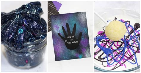 Galaxy Handprint Art For Kids Buggy And Buddy Vlrengbr